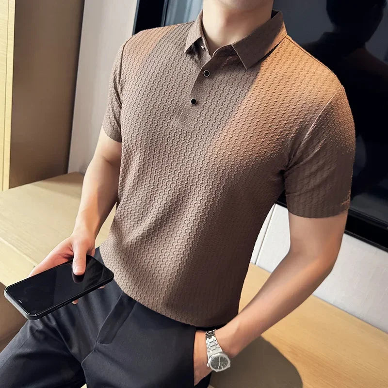 Camisa Polo Masculina Roderic - Edição Techwear